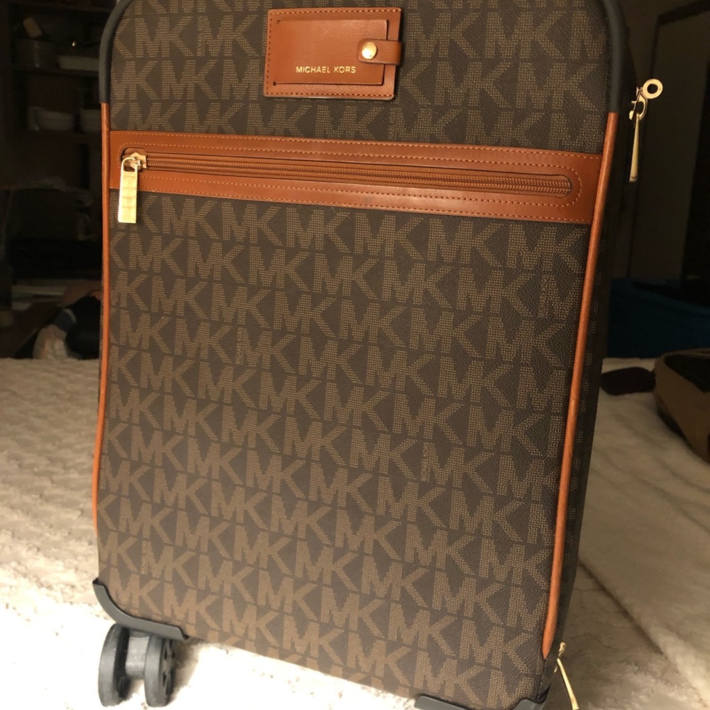 Michael Kors Jet Set travel logo suitcase